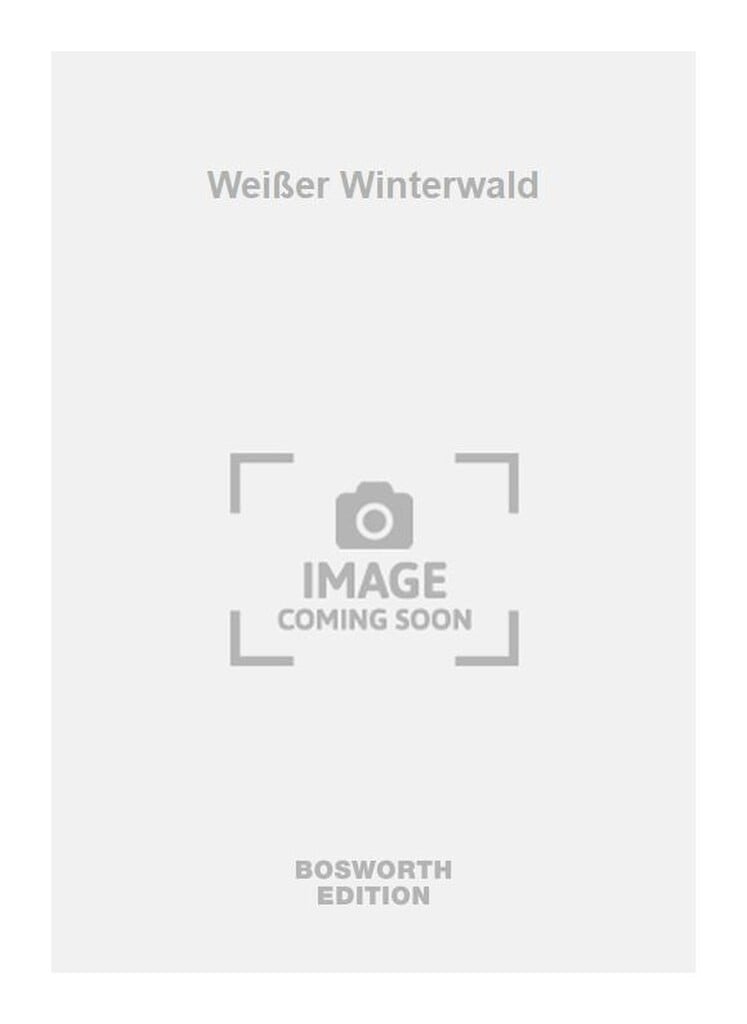 Weißer Winterwald
